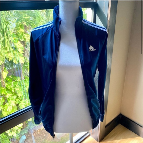 adidas Tops - ADIDAS track jacket navy XS